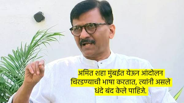 Sanjay Raut On Amit Shaha