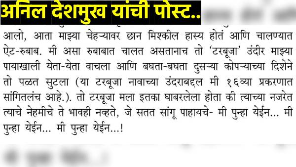 Anil Deshmukh s Diary of a Home Minister Accusations on Devendra Anil Deshmukh s Diary of a Home Minister Accusations on Devendra