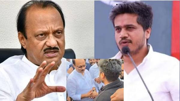 Ajit Pawar Rohit Pawar meeting in Karad