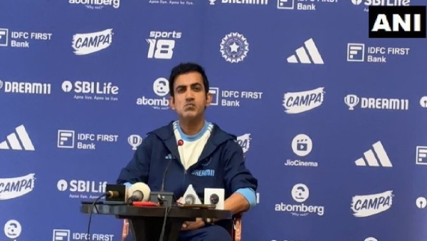 Team india head coach gautam gambhir