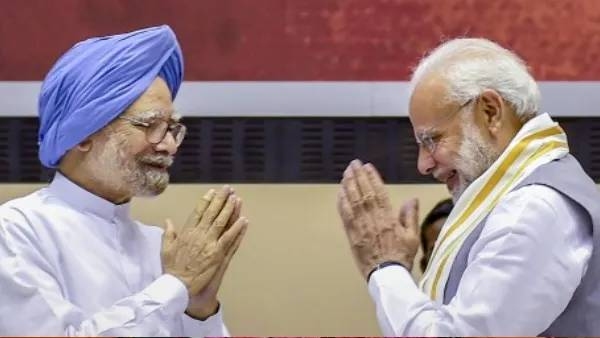 Manmohan Singh and pm modi