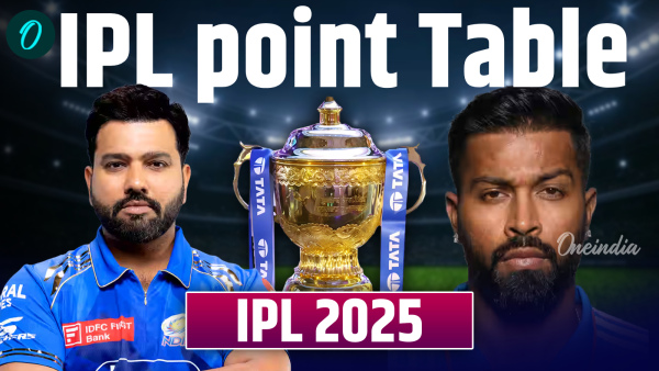 IPL 2025 points table IPL 2025 points table