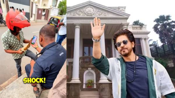 shahrukh khan mannat delivery boy fan viral video