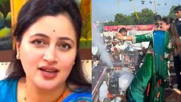 navneet rana pushpa style video viral navneet rana pushpa style video viral