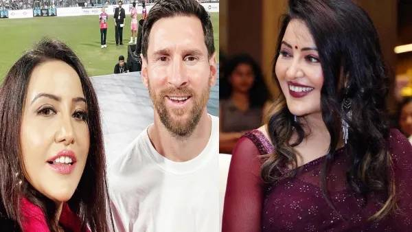 Amrita fadnavis lionel messi selfie controversy Amrita fadnavis lionel messi selfie controversy