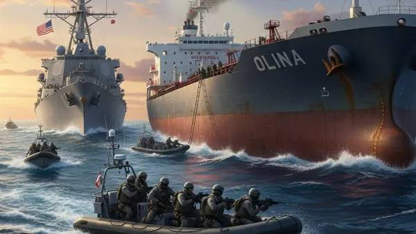 US Navy Seizes Venezuelan Oil Tanker US Navy Seizes Venezuelan Oil Tanker