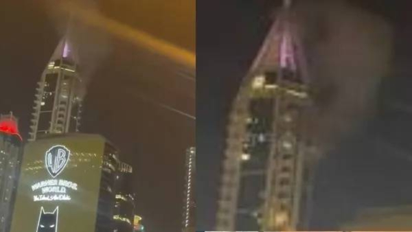 Dubai marina tower fire