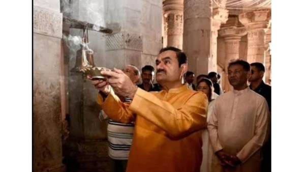 gautam adani visit taranga jain temple akshaya tritiya marathi news