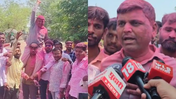 beed massajog sarpanch election result swarupanand deshmukh winner ashwini deshmukh