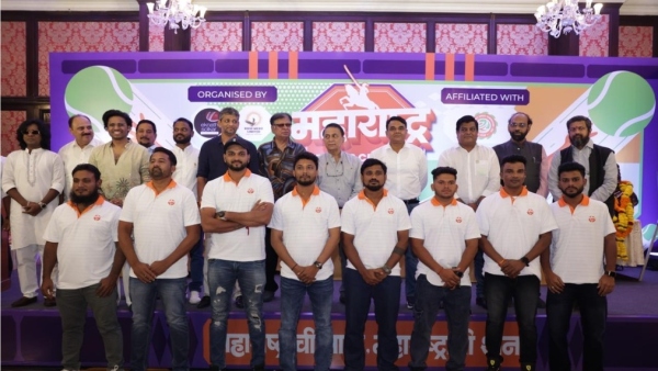maharashtra tennis cricket champions league mtcl launch sunil gavaskar