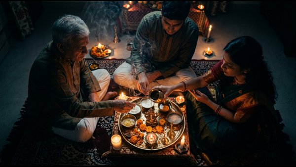 Plate of homemade Ganesh Chaturthi 2026 Naivedya offerings
