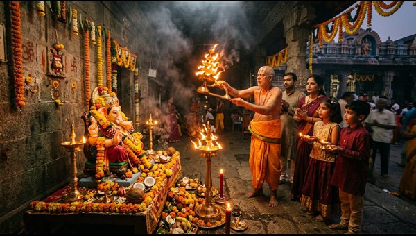 Lord Ganesha statue representing inner spiritual wisdom
