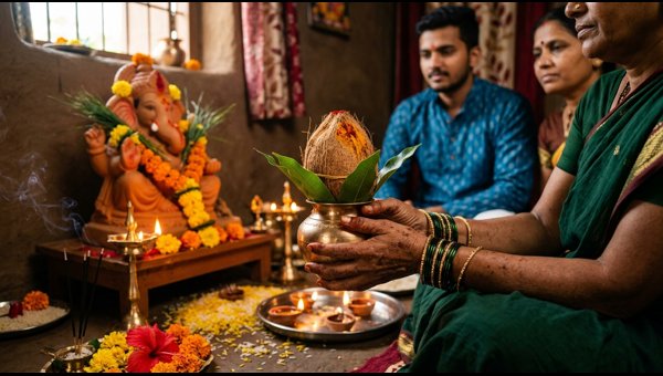 Traditional rituals to perform after Ganesh Visarjan at home