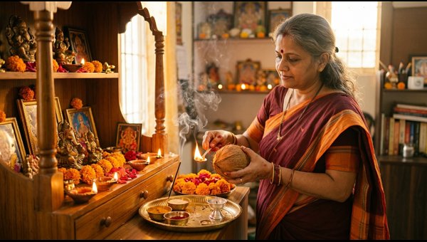 Traditional rituals to perform after Ganesh Visarjan at home