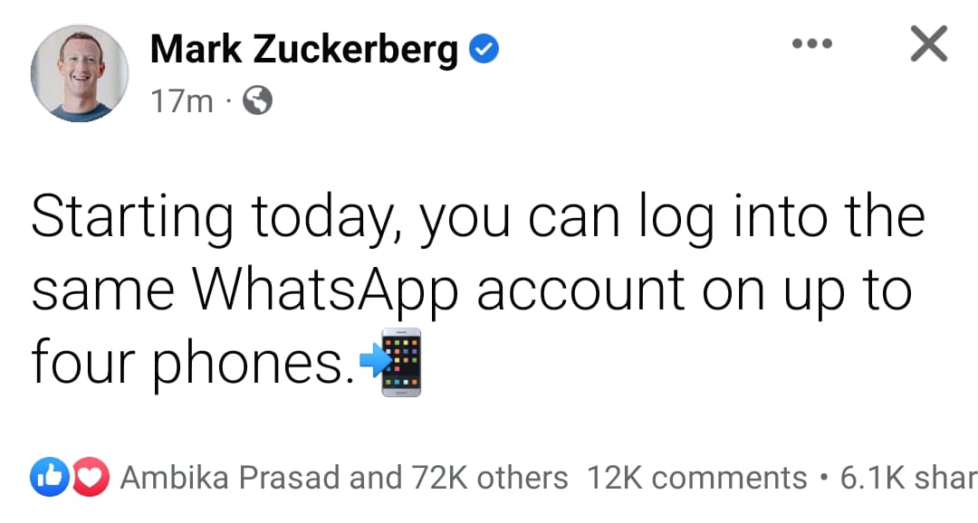 WhatsApp New Feature