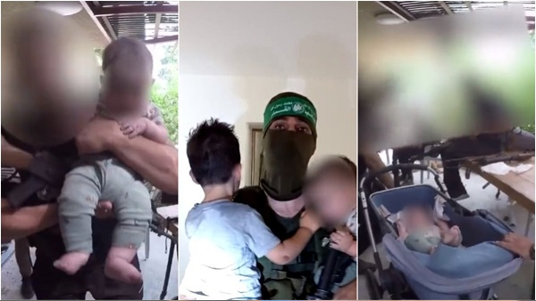 Hamas Flaunt Israeil Babies 