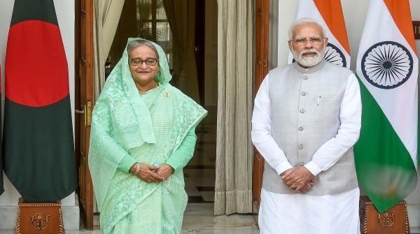 Modi and Sekh Hasina