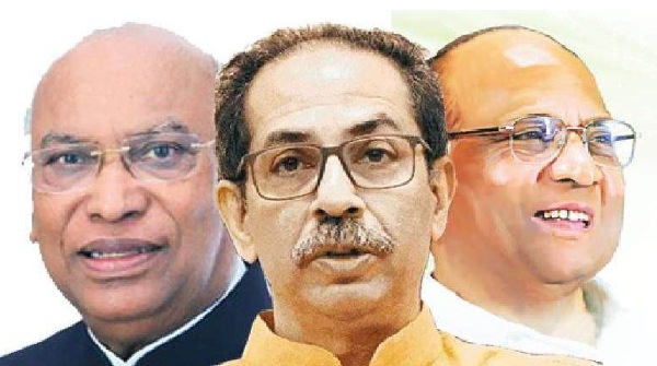 kharge uddhav thackeray, sharad pawar