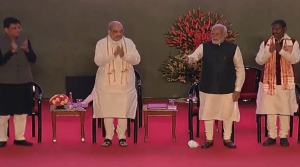 PM Modi lays foundation stone