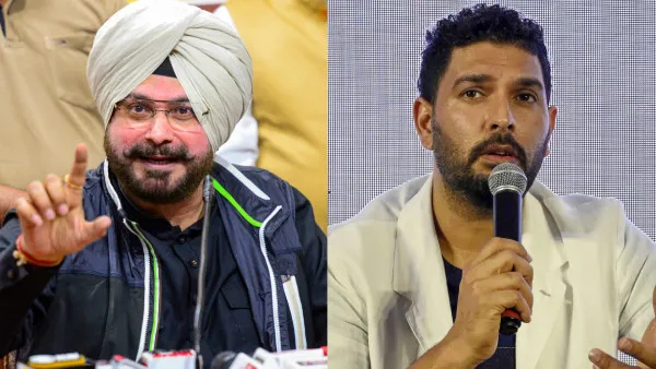 Navjot Singh Sidhu And Yuvraj Singh