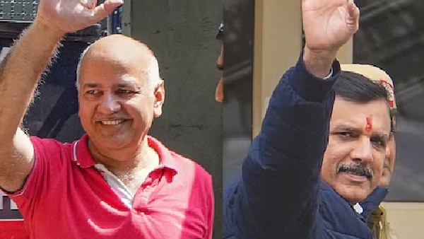Manish Sisodia And Sanjay Singh