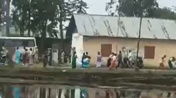 manipur polling booth firing