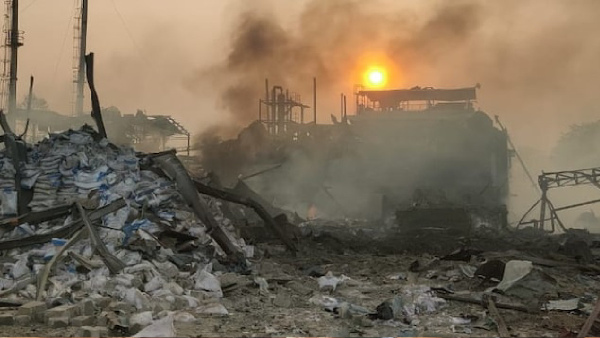 Explosion In Chemical Factory