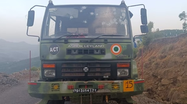 Air Force convoy attacked by terrorists