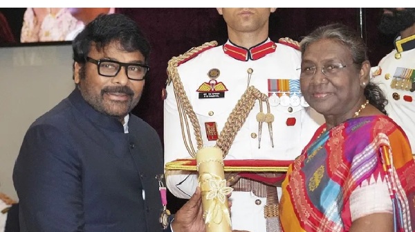 Chiranjeevi receive Padma Vibhushan
