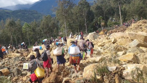 Papua New Guinea landslide