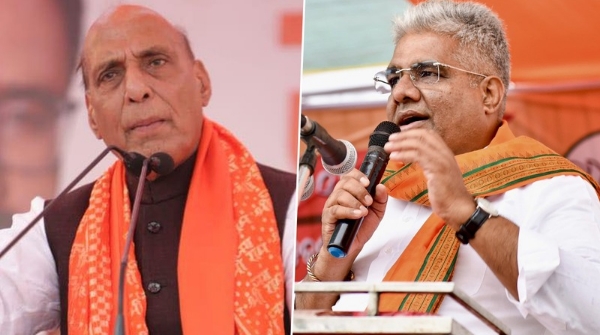 Rajnath Singh and Bhupendra Yadav