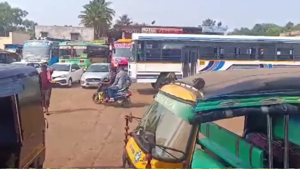 Private bus service disrupted