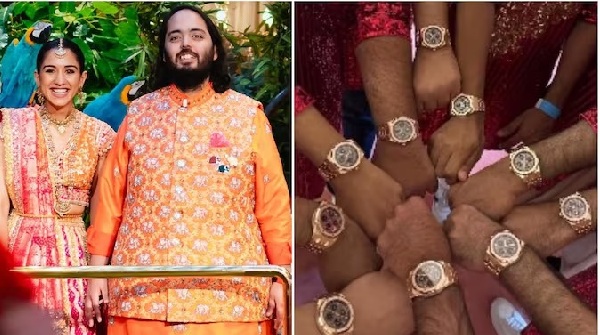 Anant Ambani gifts customised luxury watches Anant Ambani gifts customised luxury watches