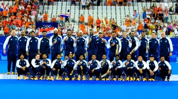 bronze winning indian hockey team