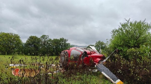 Helicopter crashes in Pune