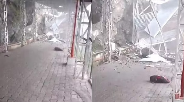 Landslide hits Vaishno Devi