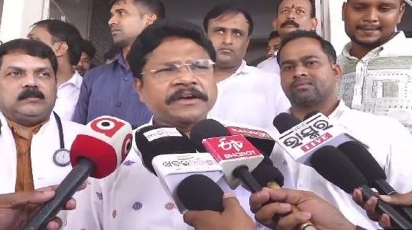 Health minister Mukesh Mahaling