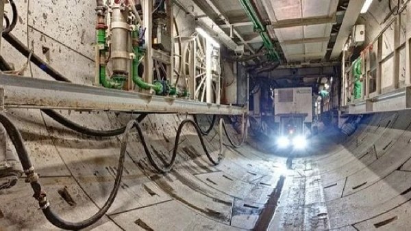 Metro tunnel work