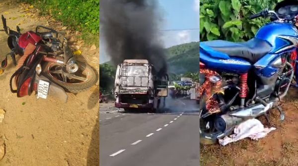 Accident in different parts of the state