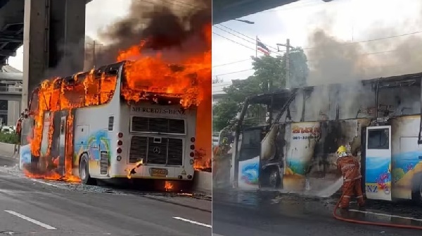 School bus fire in Thailand kills at least 25