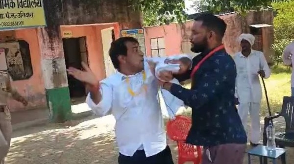 Rajasthan Official Slapped By Independent Candidate Outside Booth