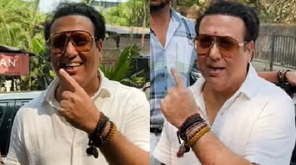 Govinda Casts His Vote In Mumba