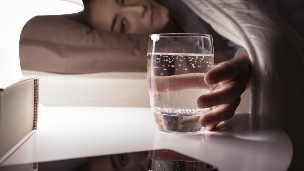 drinking water