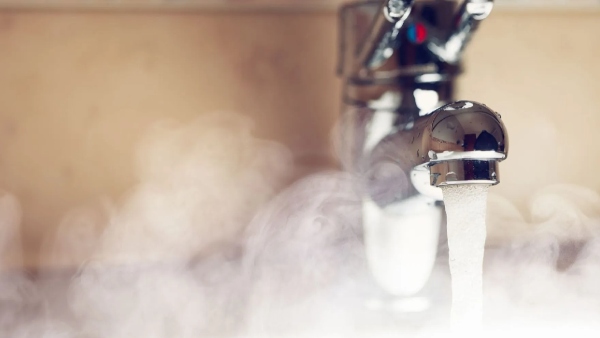 hot water