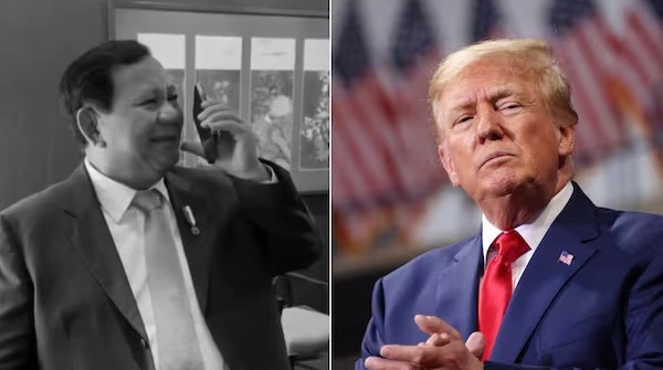 Indonesian President Prabowo Subianto-Donald Trump