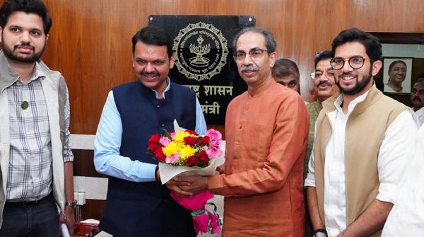 Uddhav Thackeray Meets Devendra Fadnavis