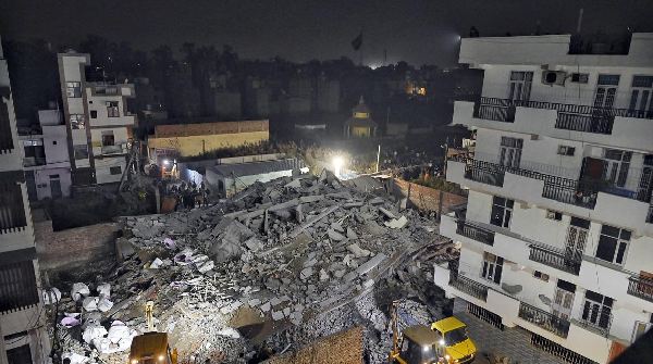 Delhi building collapse