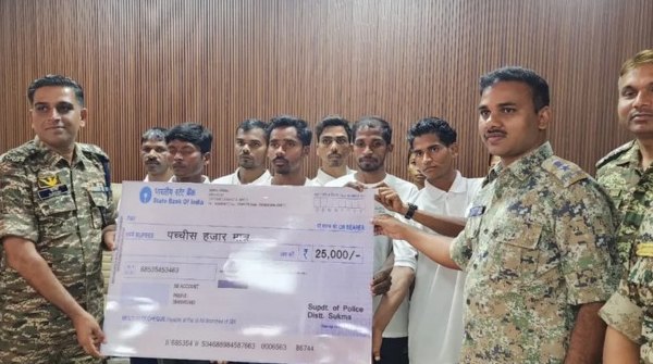 Nine Hardcore Maoists Surrender