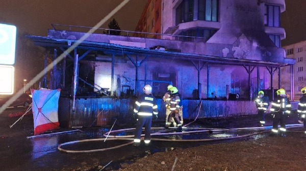 Fire in restaurant