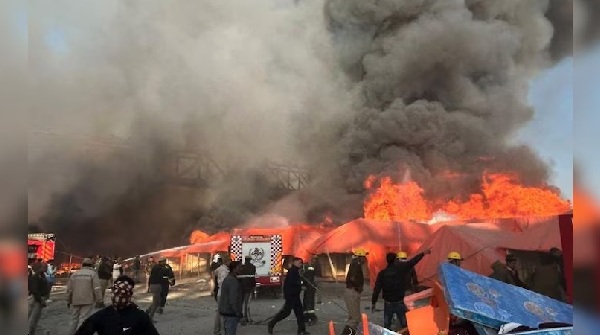 Fire breaks out at Maha Kumbh mela